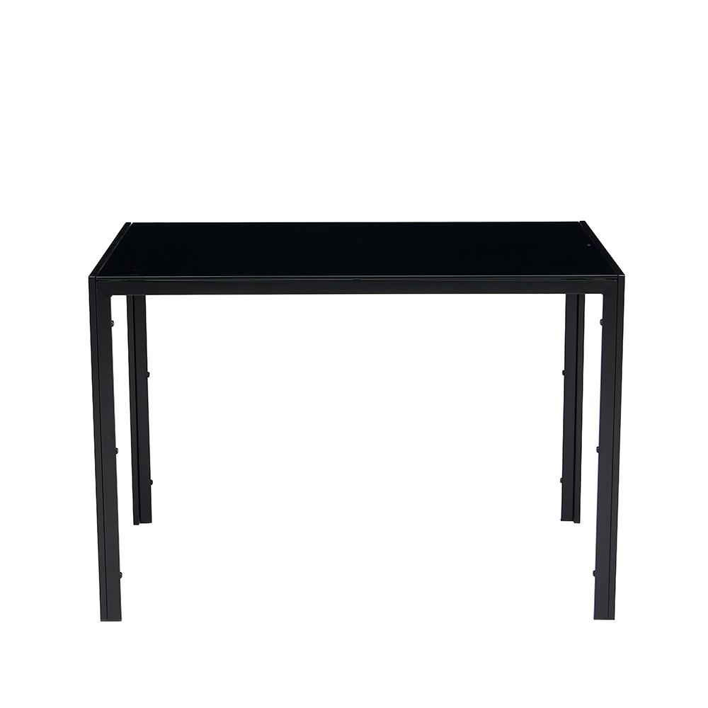 Jídelní set 4x židle + stůl Catini AUSTIN - Černá