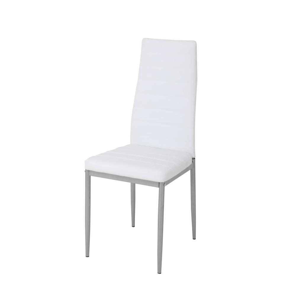 Jídelní set 4x židle + stůl Catini Austin - Bílá