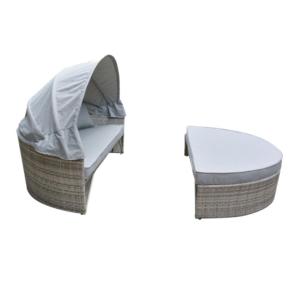 Zahradni Ratanove Lehatko Se Striskou Sofa Avenberg Savoy