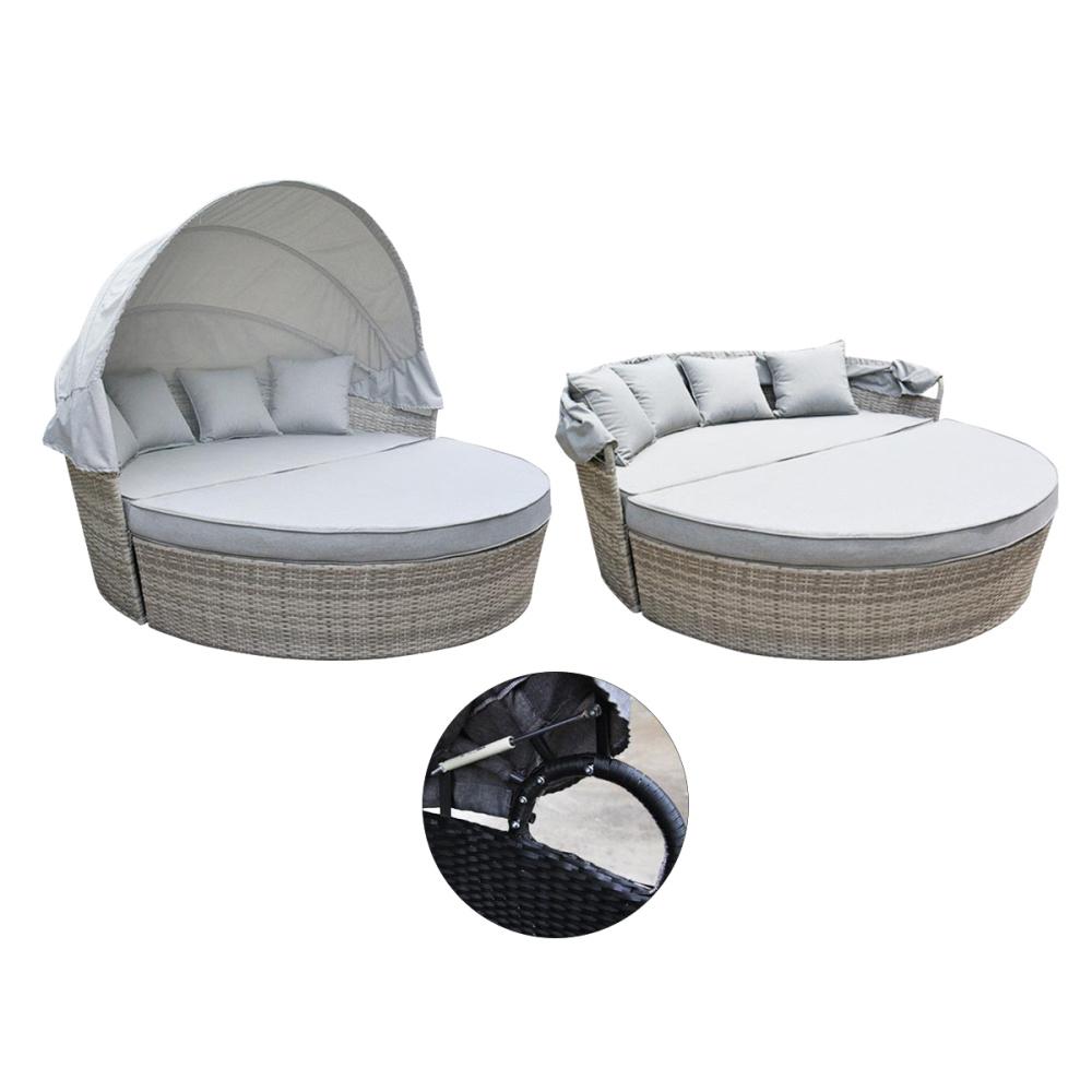 Zahradni Ratanove Lehatko Se Striskou Sofa Avenberg Savoy