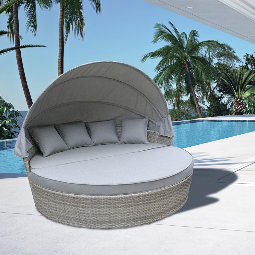 Zahradni Ratanove Lehatko Se Striskou Sofa Avenberg Savoy