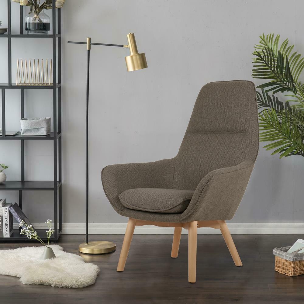 Designové relaxační křeslo SVEG - hnědá