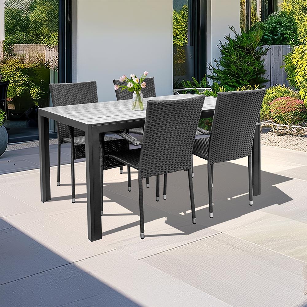 Set zahradního nábytku VIKING L +4x PARIS