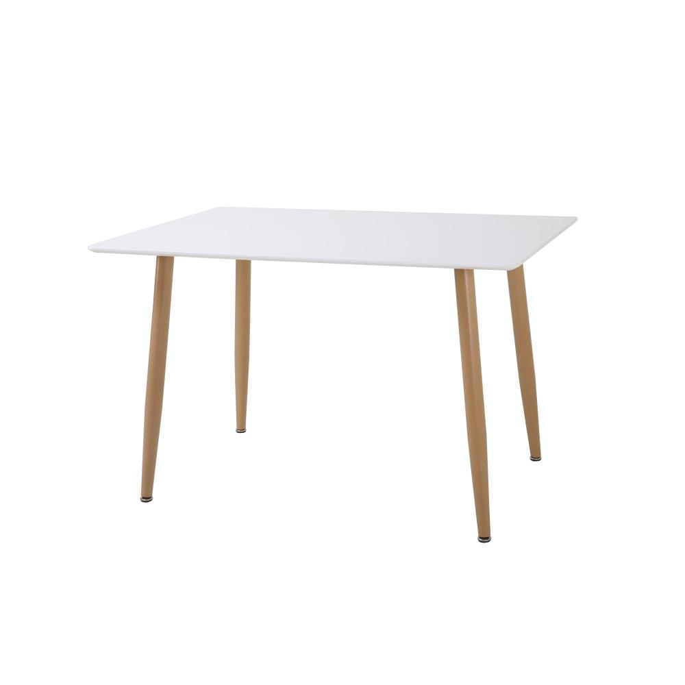 Set jídelního nábytku stůl KARUP + 4ks židle KINGSTON bílá