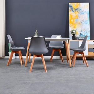 Set jídelního nábytku stůl Catini TABERG + 4ks židle šedá 2024