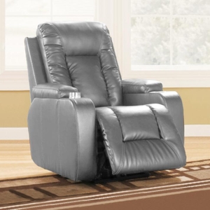 Relaxační polohovatelné televizní křeslo Catini IMPERIAL (šedé)