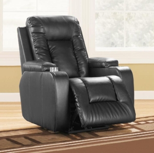 Relaxační polohovatelné televizní křeslo Catini IMPERIAL černé