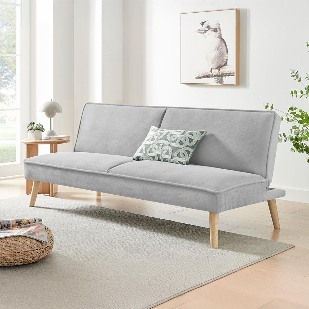 Rozkládací pohovka Catini KIRA - stříbrnošedá