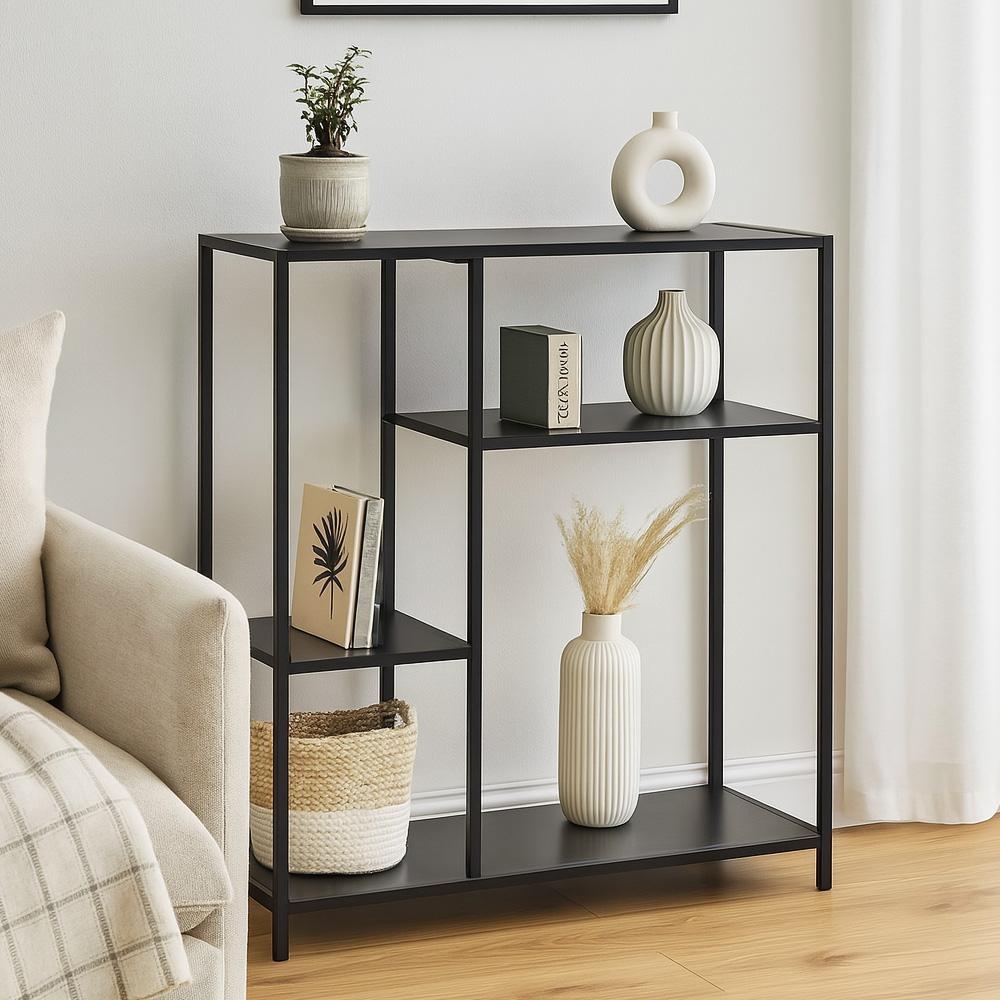 Regál AVENBERG ARCANA 86 x 80 cm černý