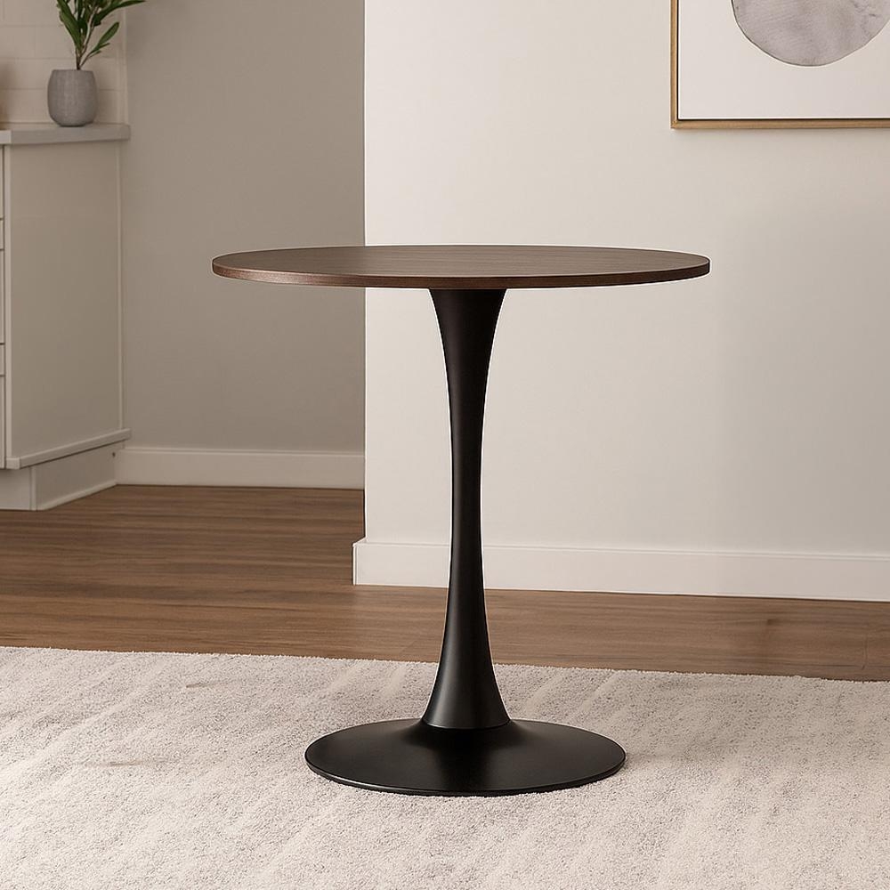 Jídelní stůl AVENBERG ORBIS Ø80 hnědý