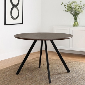 Jídelní stůl AVENBERG RONDO Ø120 hnědý