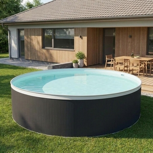 Bazén CF Antracit/Bílá 3,5 x 0,9 m + skimmer