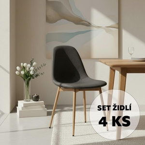 Set - 4 ks Jídelní židle AVENBERG RIVA zelená II. jakost
