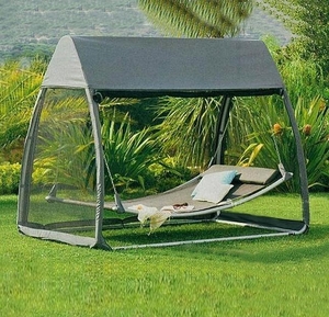 Zahradní relaxační lehátko s ochr.sítí Avenberg PARADISO II. jakost