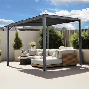 Pultová bioklimatická pergola s lamelami 3 x 3 M II. jakost