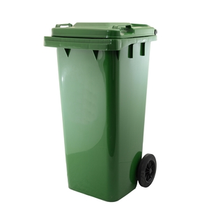 Plastová popelnice na kolečkách 240 L - zelená