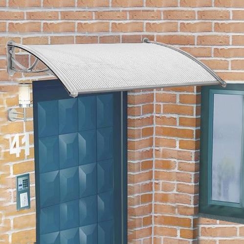 Vchodová stříška Avenberg ALLEGRO 1400x800 - Šedý nosník